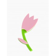 Брошь Тюльпан (розовый)